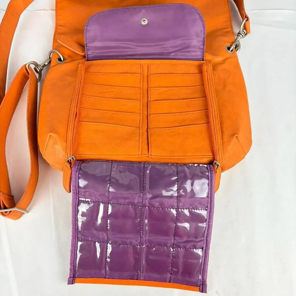 Kelly Moore Posey Orange Sherbet DSLR Camera Bag Insert Crossbody